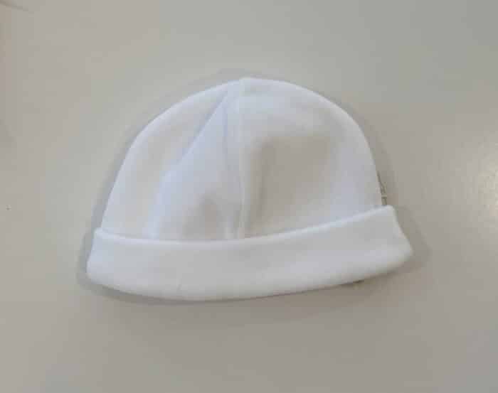 Baby gi basis muts velour wit