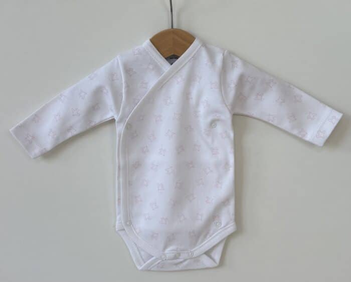 Babidu romper vogel 1228 rosa