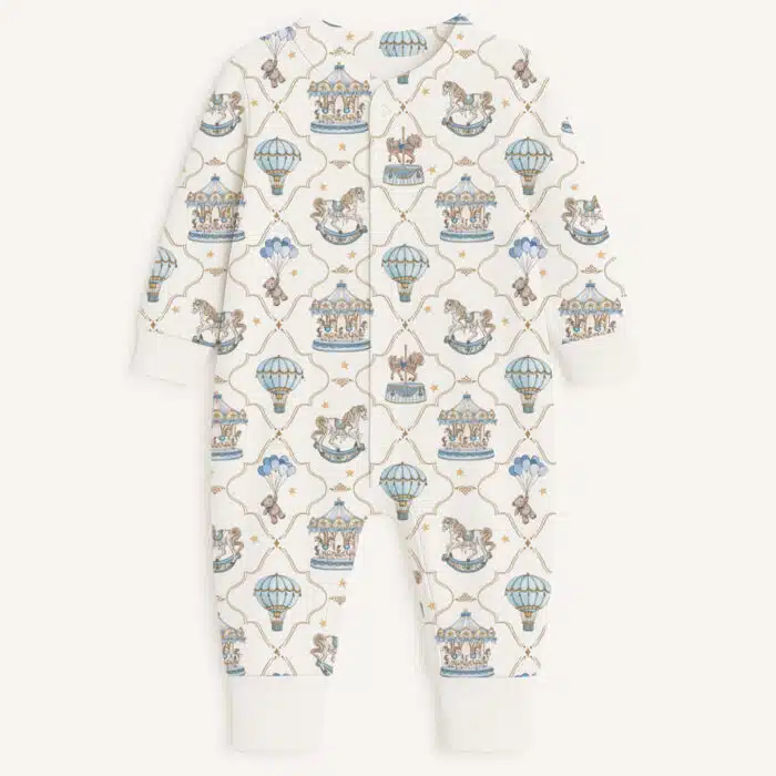 Little pie onesie pyjama couqette blue
