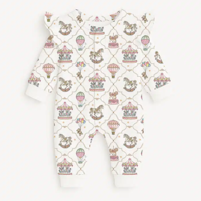 Little pie onesie pyjama couqette pink
