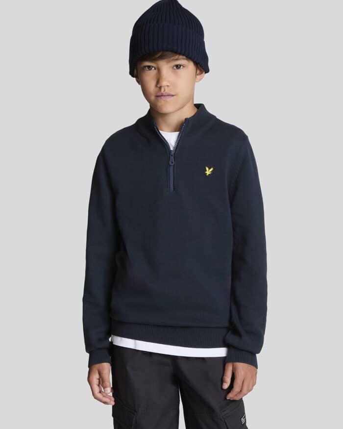 Lyle & Scott zip jumper navy - Afbeelding 2