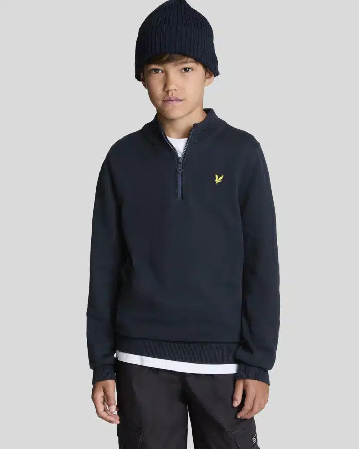 Lyle & Scott zip jumper navy - Afbeelding 2