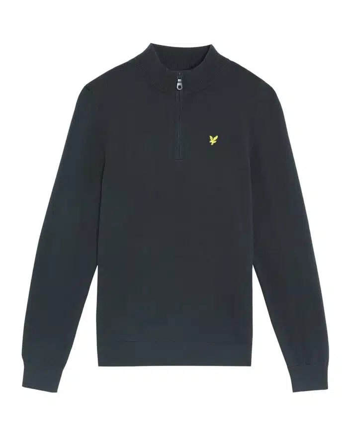 Lyle & Scott zip jumper navy