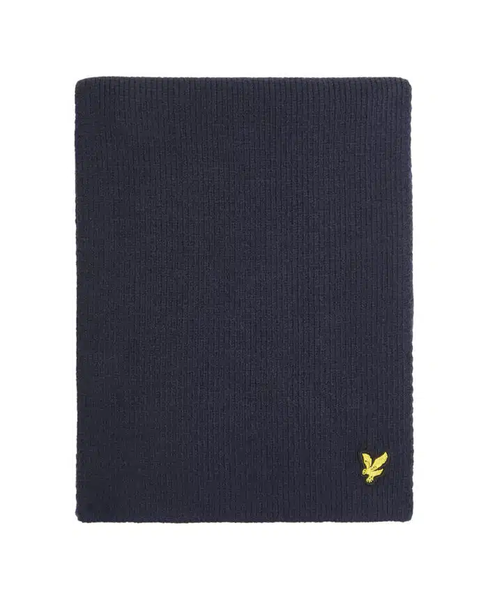 Lyle & Scott sjaal dark navy