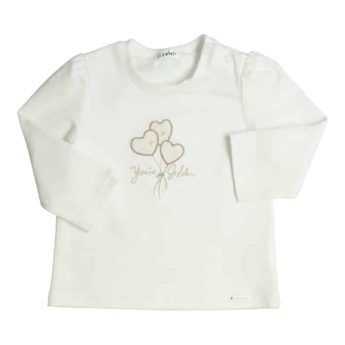 Gymp shirt hartjes 5764 off white