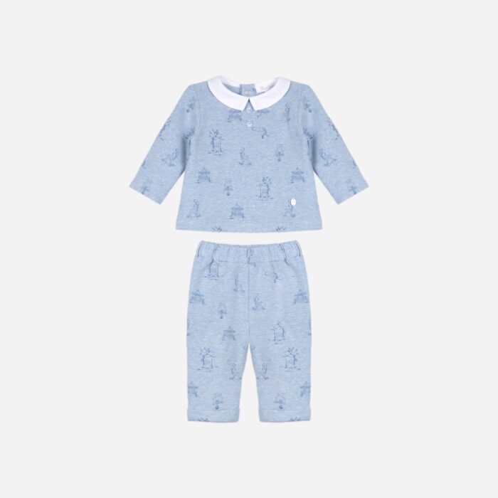 Patachou boys set 33075  blauw melange