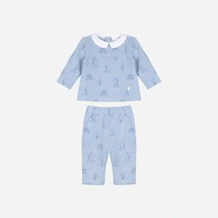 Patachou boys set 33075  blauw melange
