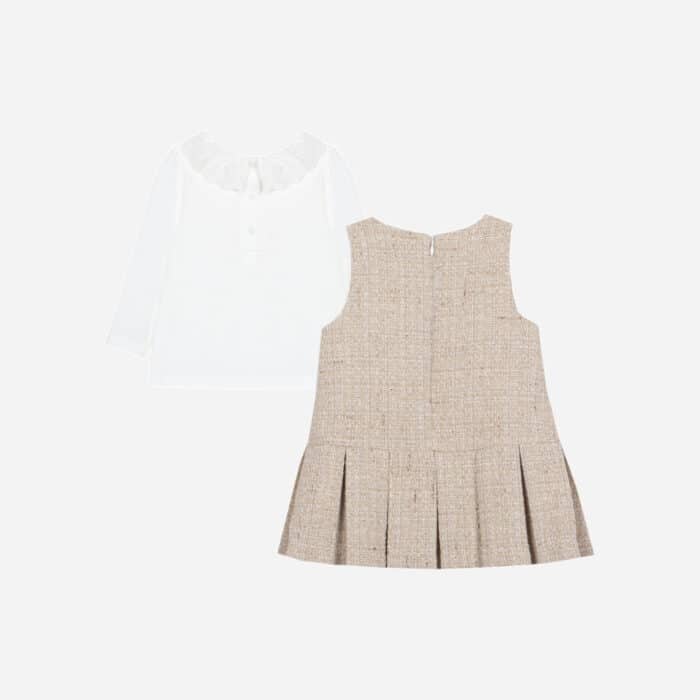 Patachou jurkje + top 33227 beige - Afbeelding 2
