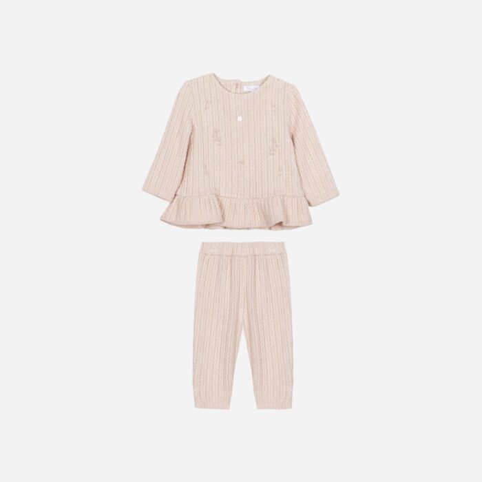 Patachou girls set 33229 beige