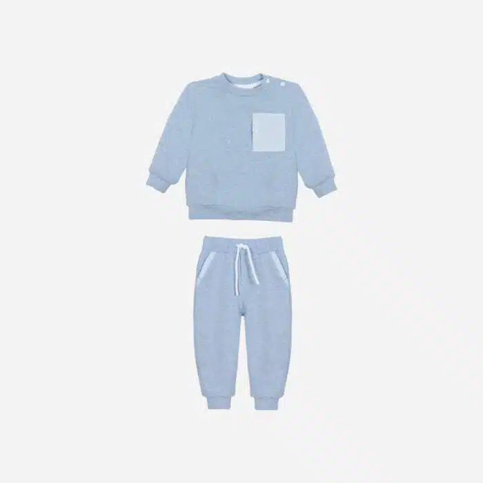 Patachou joggingpak 33305  blauw melange