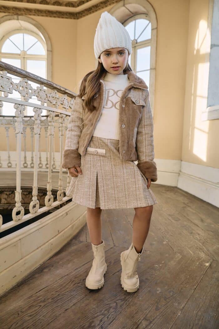 Patachou girls top 33424 beige - Afbeelding 4