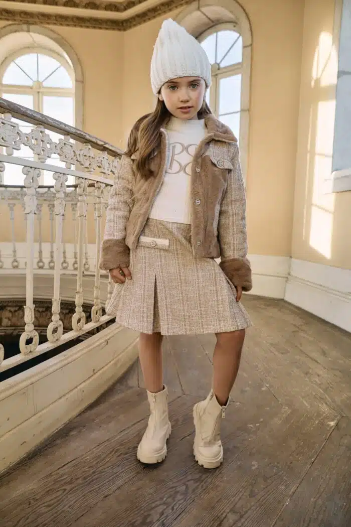 Patachou girls top 33424 beige - Afbeelding 4