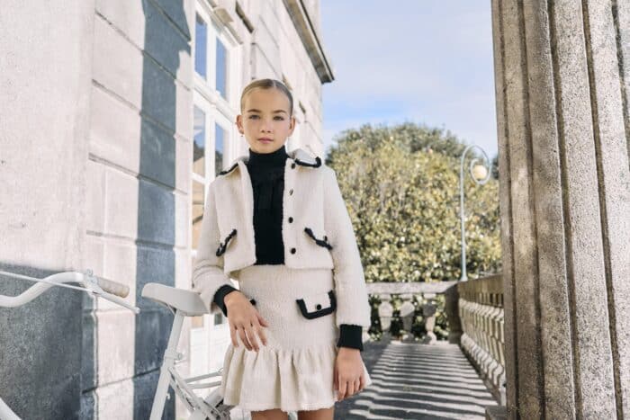Patachou rokje 33444 ivory/black - Afbeelding 3