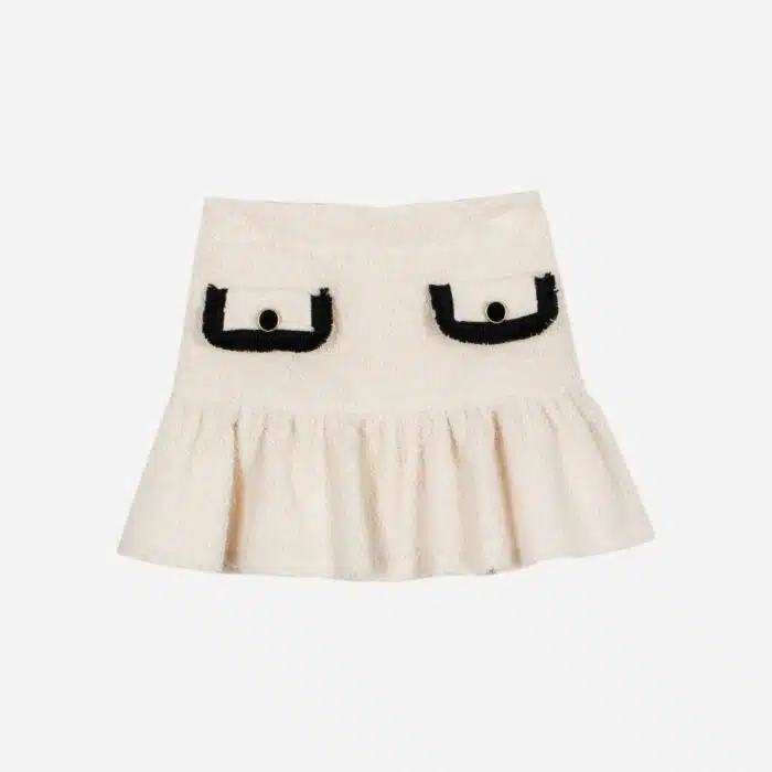Patachou rokje 33444 ivory/black
