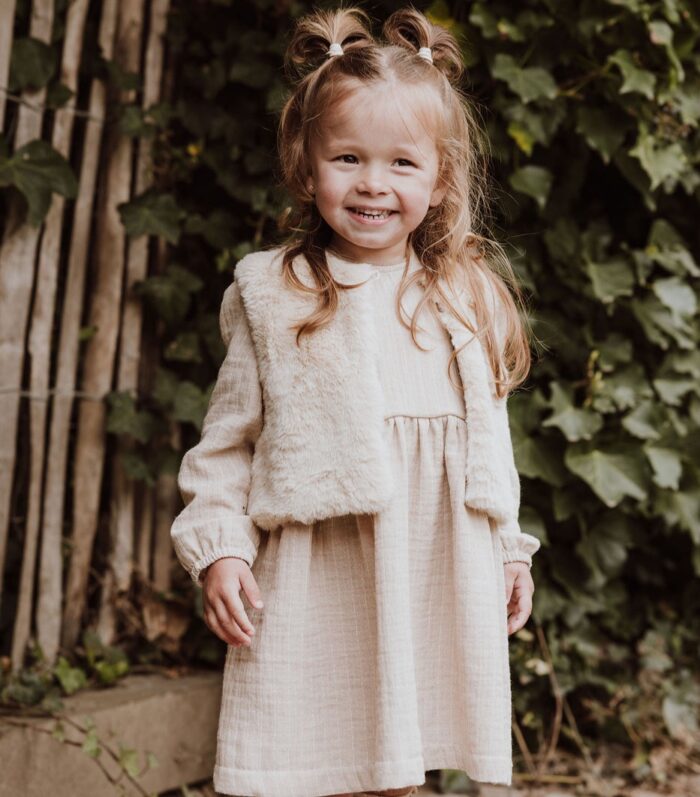 Gymp jurkje 5718 beige - Afbeelding 3