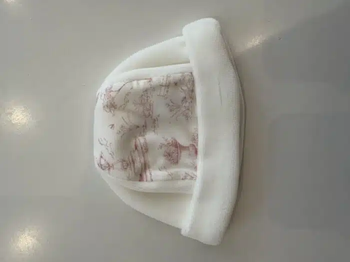 Baby gi mutsje VT252 ivory/roze