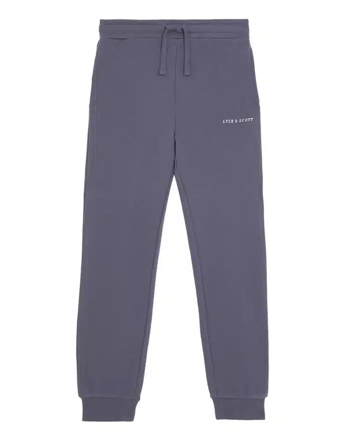 Lyle & Scott sweatpants script graystone