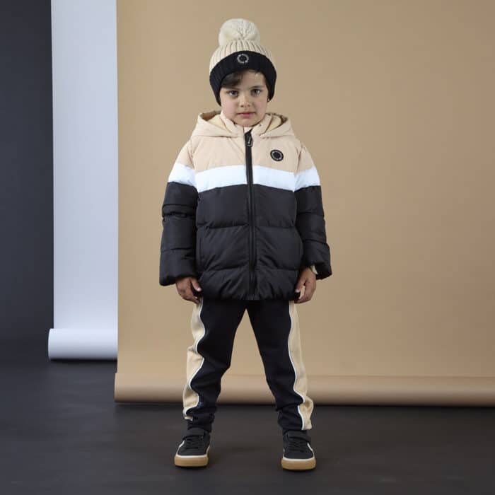 Mitch&Son muts Jimmy black/beige - Afbeelding 3