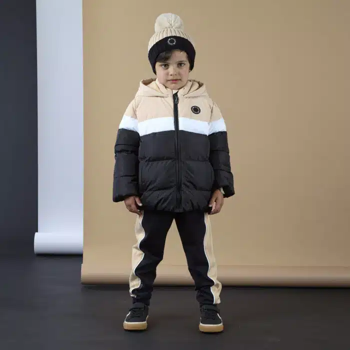 Mitch&Son muts Jimmy black/beige - Afbeelding 3
