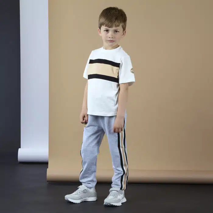 Mitch&Son t-shirt Liam snow white - Afbeelding 3