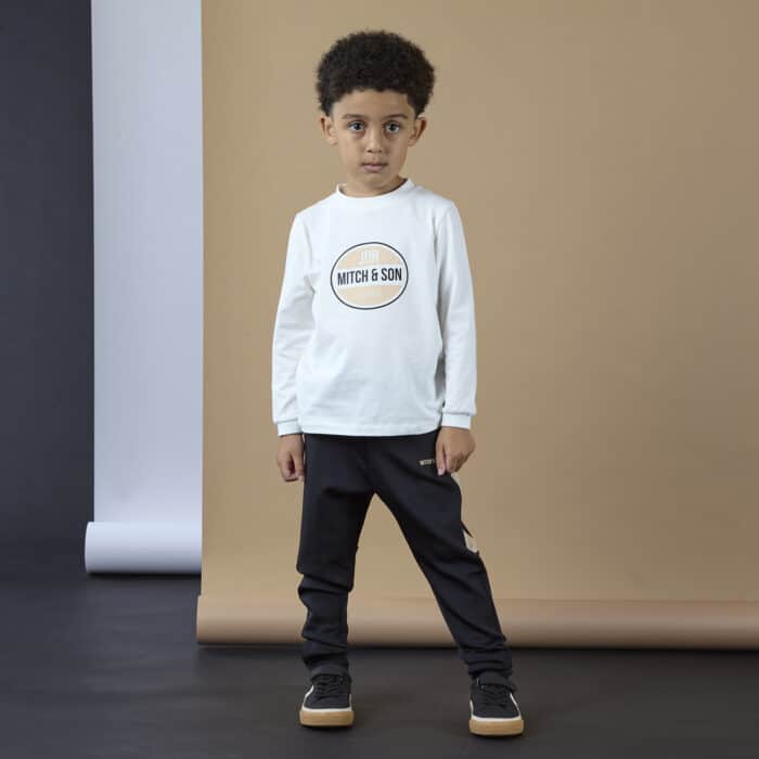 Mitch&Son long sleeve Lewis snow white - Afbeelding 3