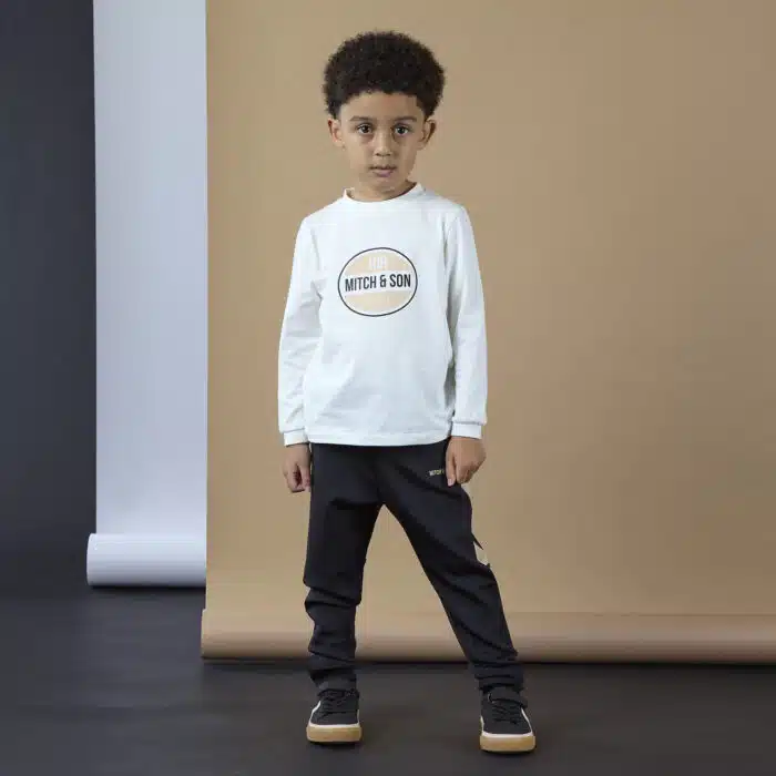 Mitch&Son long sleeve Lewis snow white - Afbeelding 3