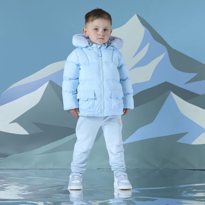 Mitch&Son winterjas Jack sky blue/icey jade - Afbeelding 3