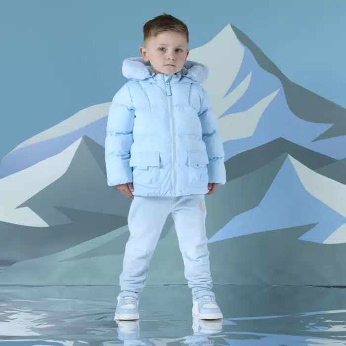 Mitch&Son winterjas Jack sky blue/icey jade - Afbeelding 3