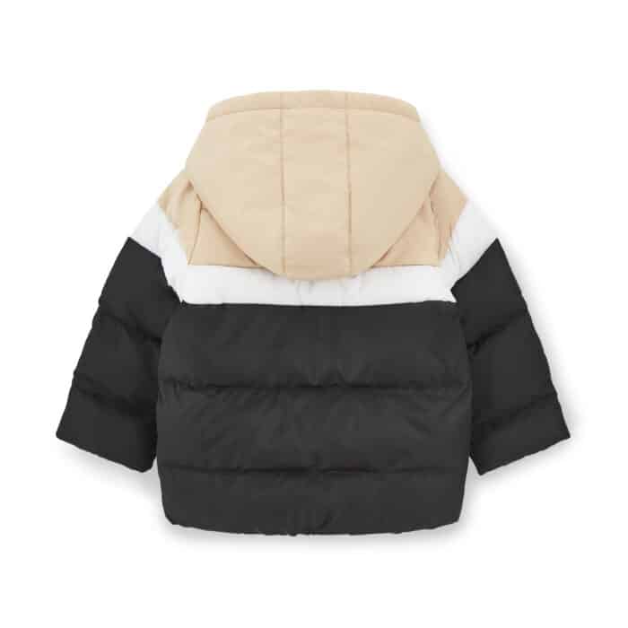 Mitch&Son winterjas Levi black/beige - Afbeelding 2