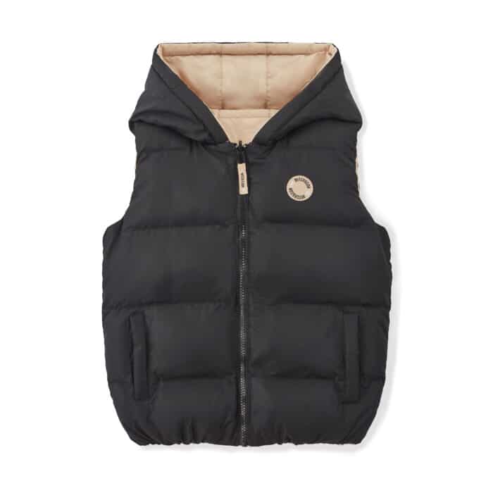 Mitch&Son body warmer reversible James black/beige