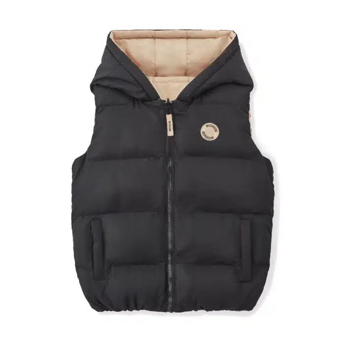 Mitch&Son body warmer reversible James black/beige