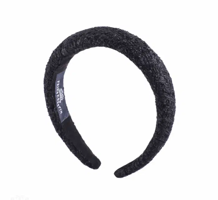 Prinsessefin haarband tweed black