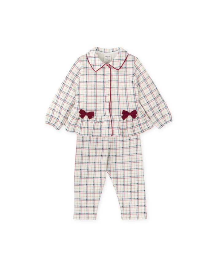 Tutto piccolo girls pyjama 2734 kerst/ruit