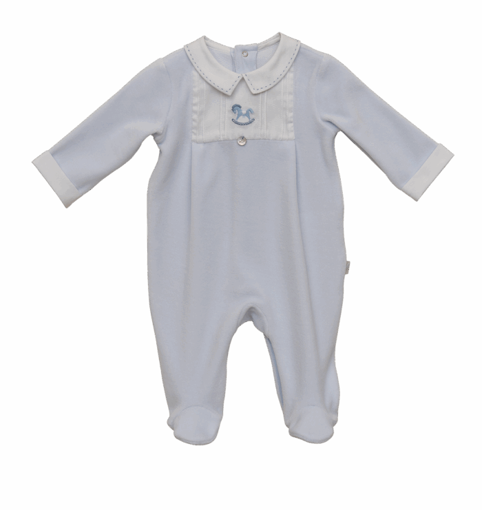Purete du bebe boys boxpak 272 hobbelpaard blauw