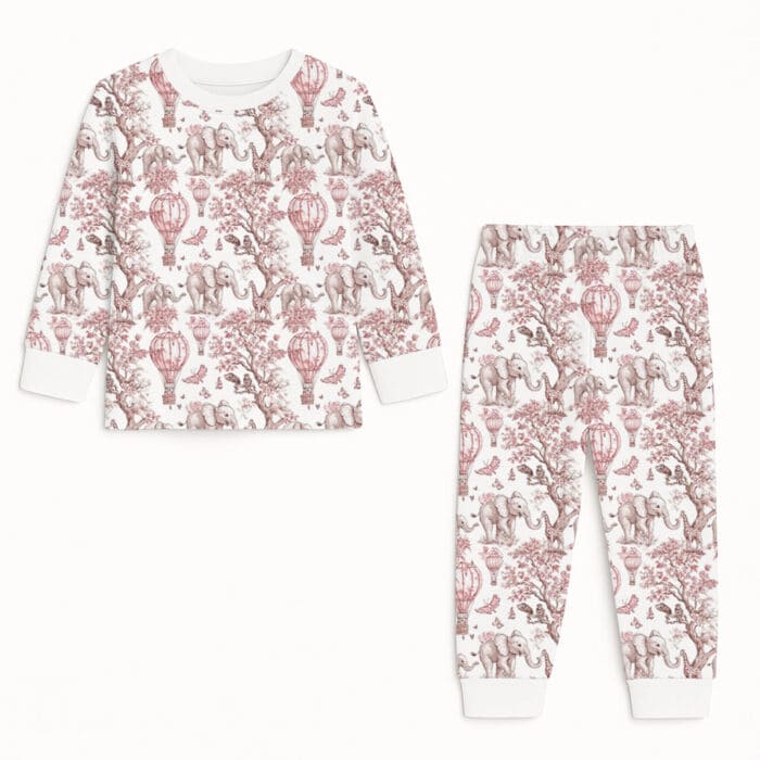 Little pie lange pyjama africa pink