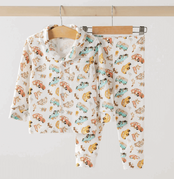 House of bears kids pyjama vintage cars