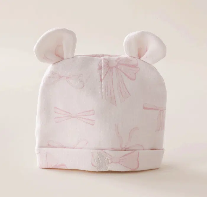 House of bears muts oortjes roze strik