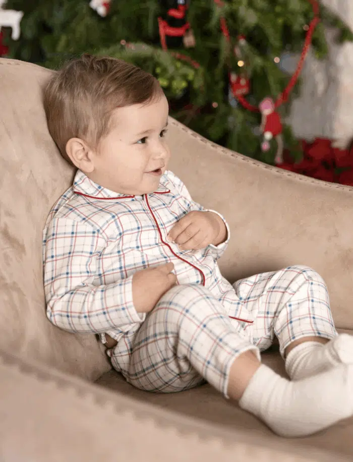 Tutto piccolo boys pyjama 2706 kerst/ruit - Afbeelding 3