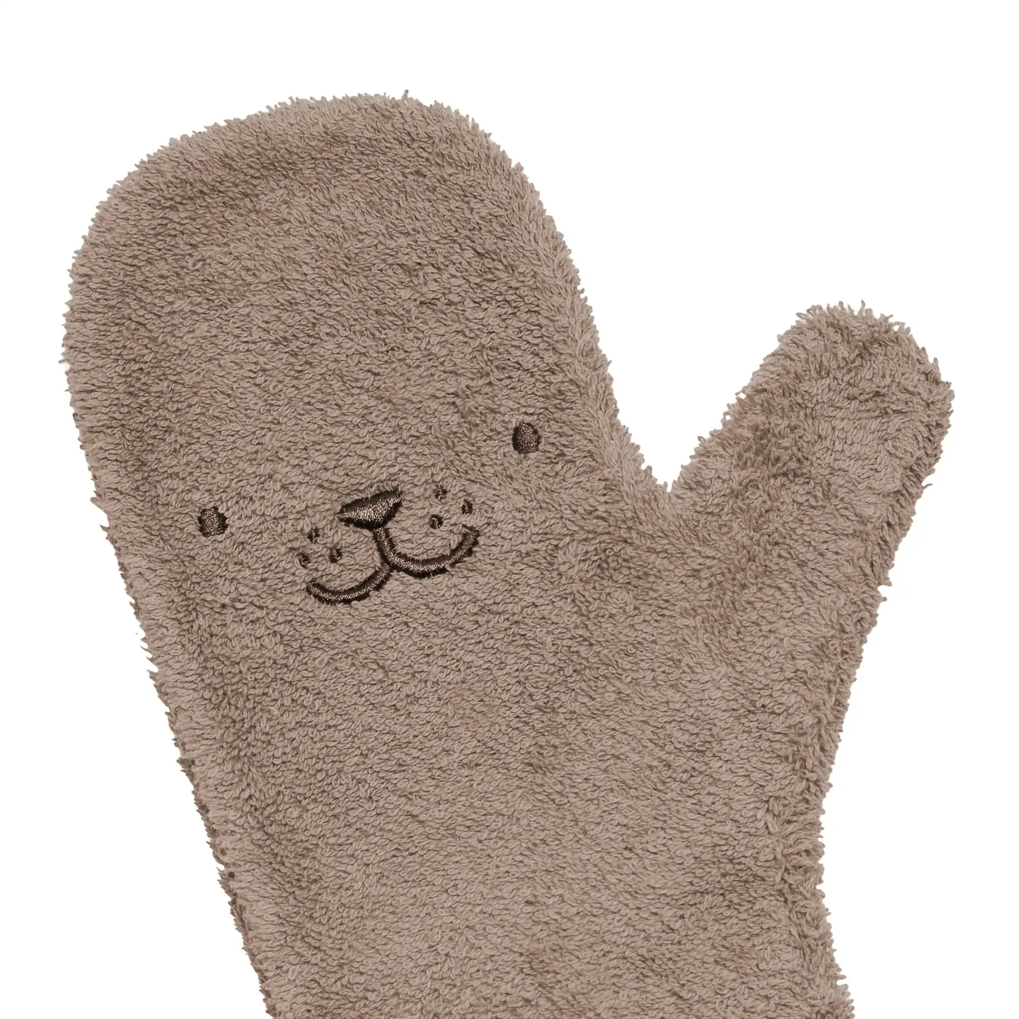 Nifty shower glove mocha