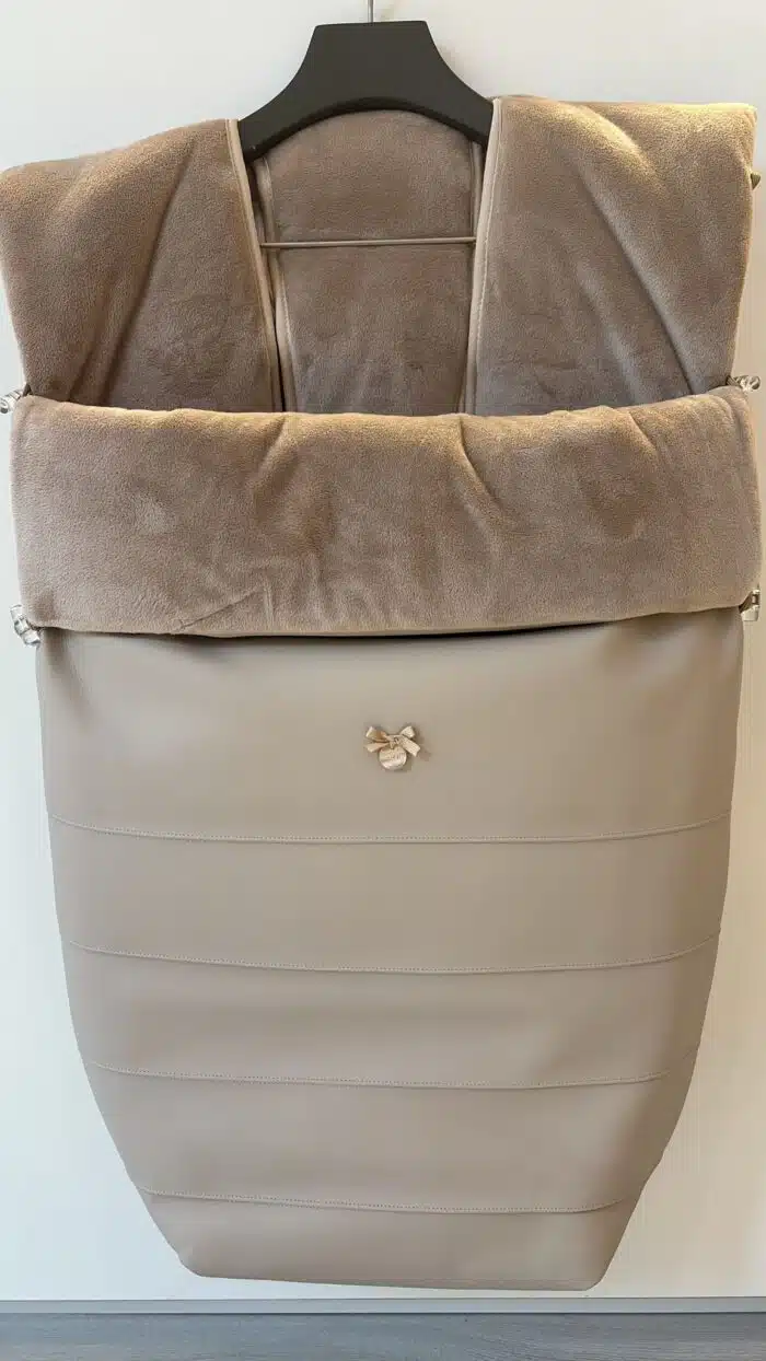 Uzturre wagenzak met streep beige