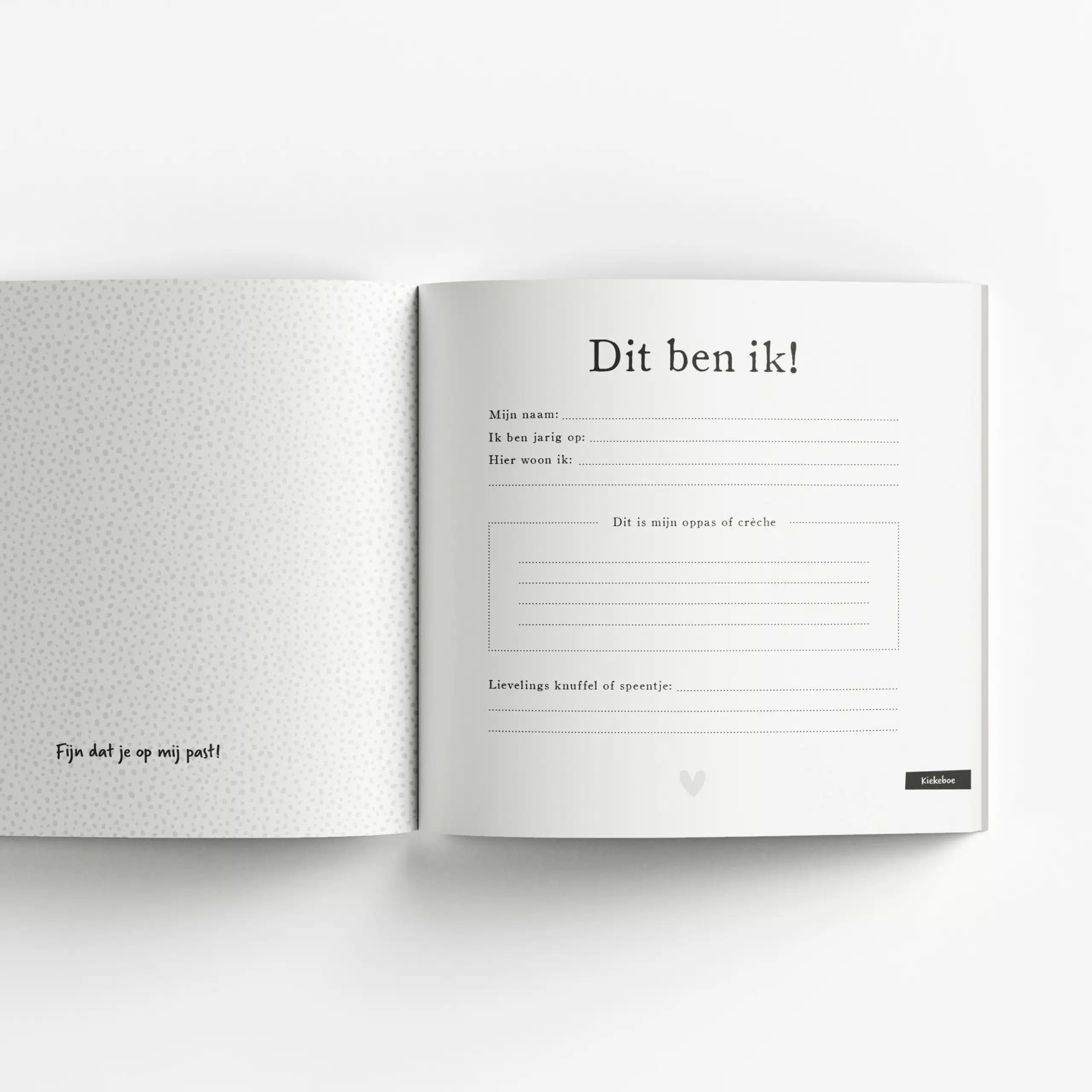 Pinkpeach invulboek oppas taupe - Afbeelding 2