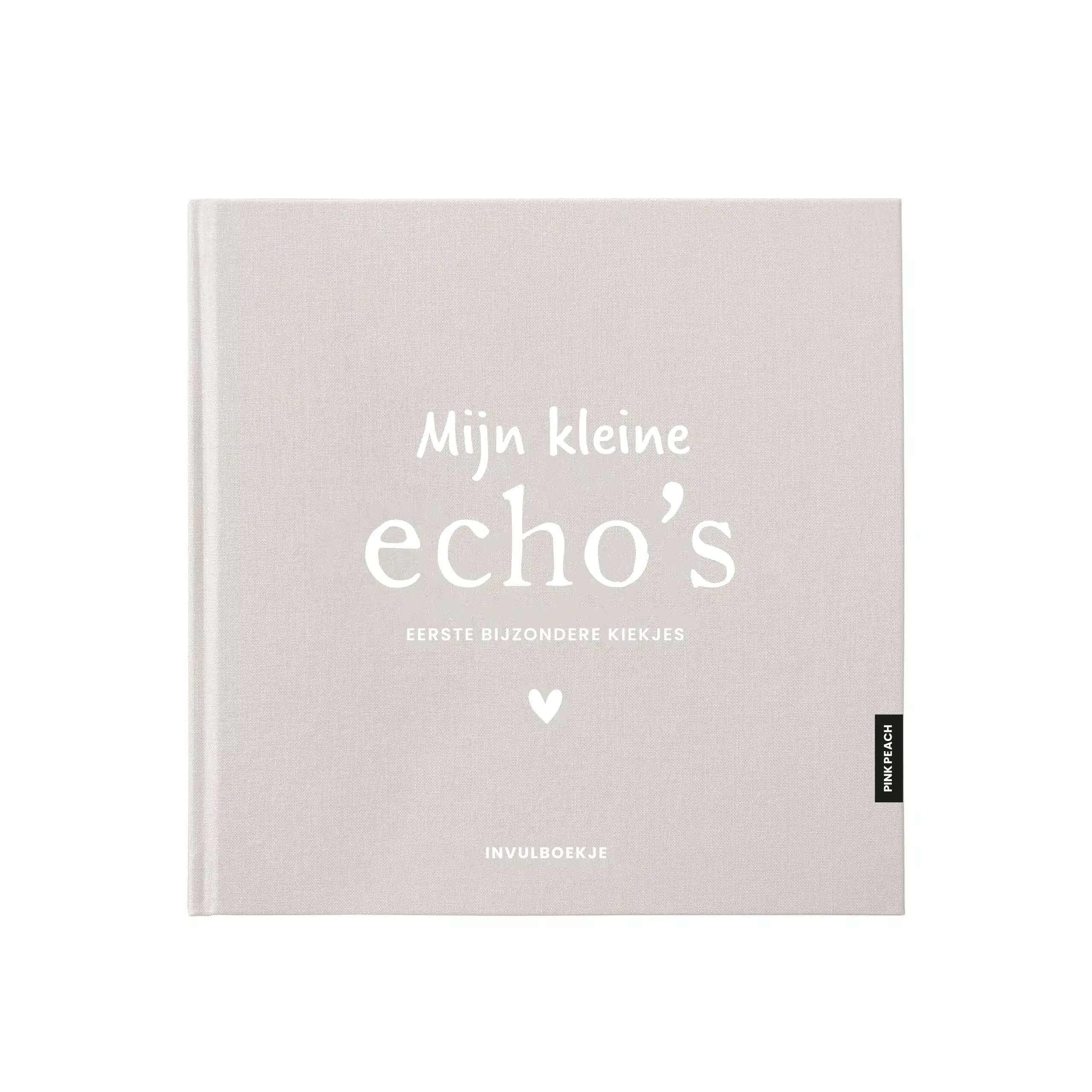 Pinkpeach invulboek echo zand