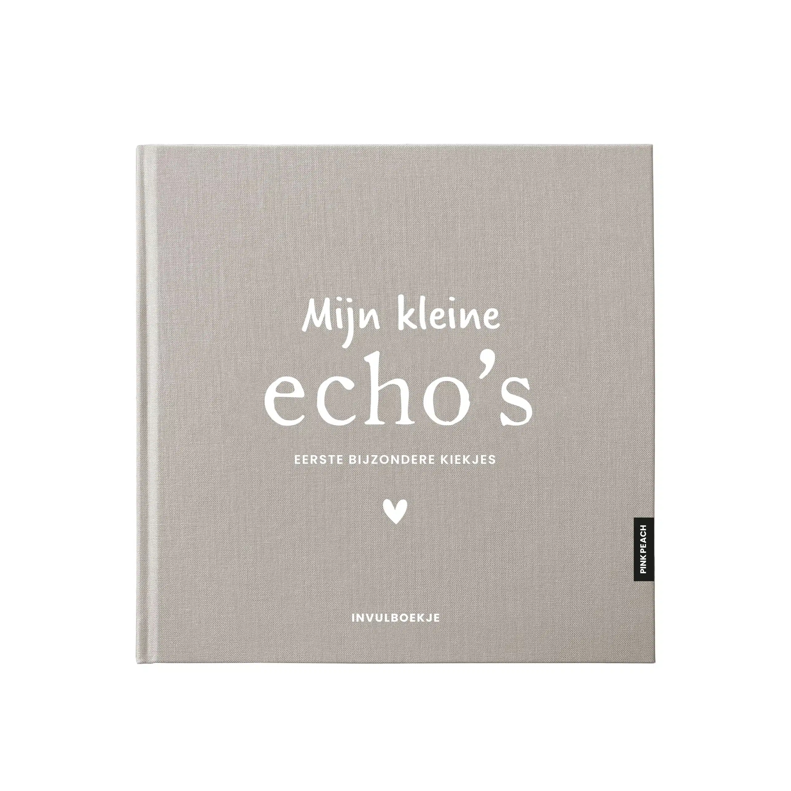 Pinkpeach invulboek echo taupe