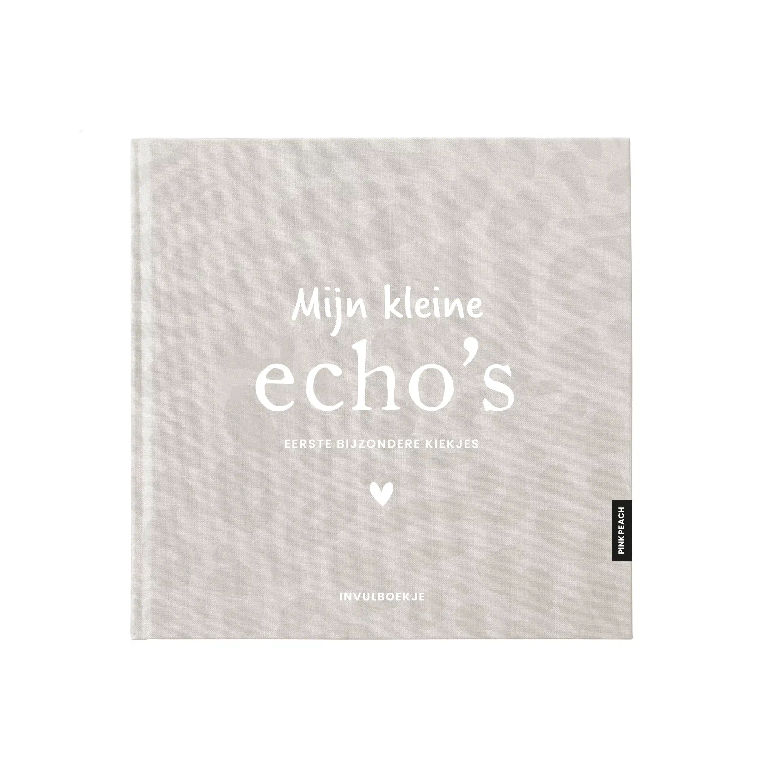 Pinkpeach invulboek echo leopard