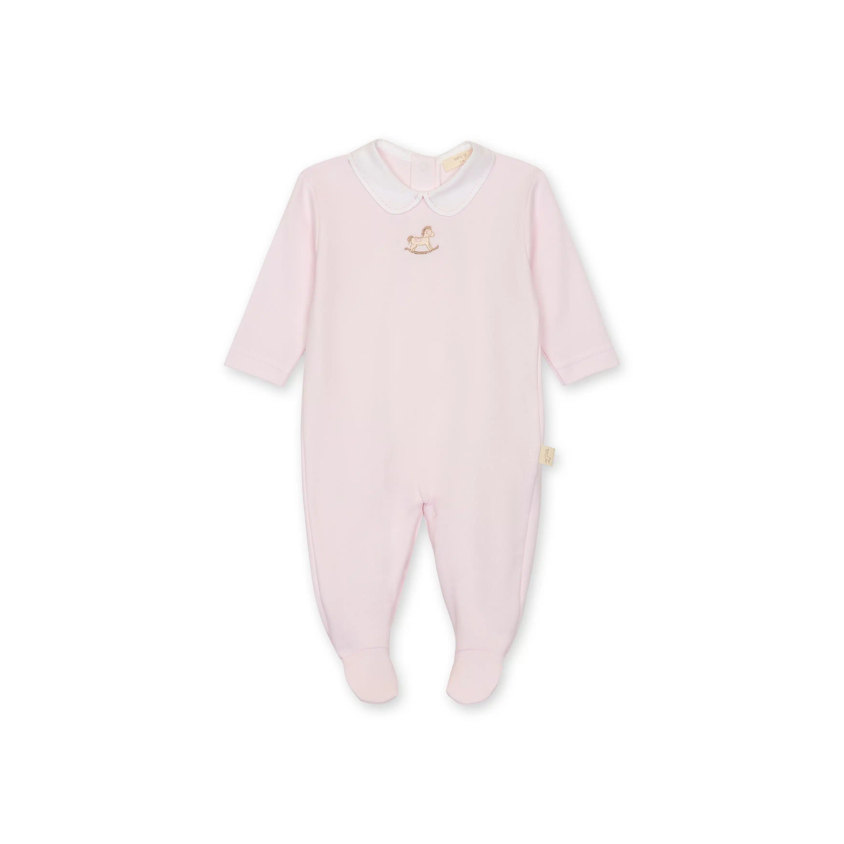 Baby gi boxpak hobbelpaard roze