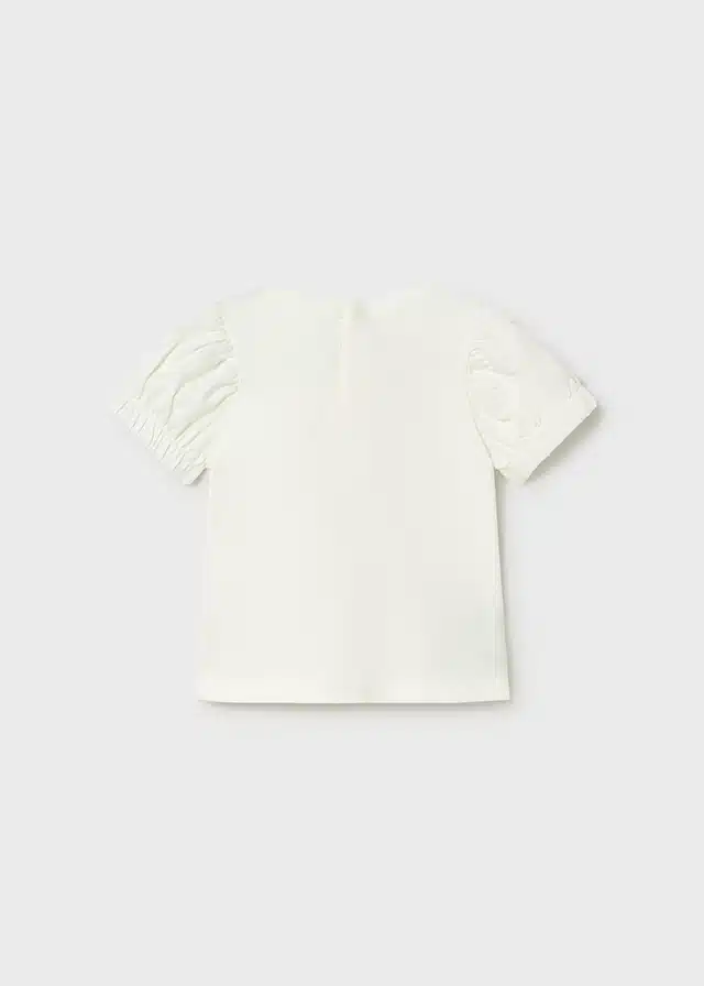Mayoral mini girl t-shirt 1078 crudo/blossom - Afbeelding 2