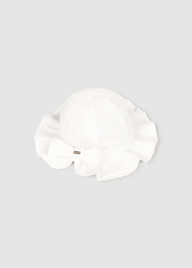 Mayoral mini girl zonnehoed 10145 blanco