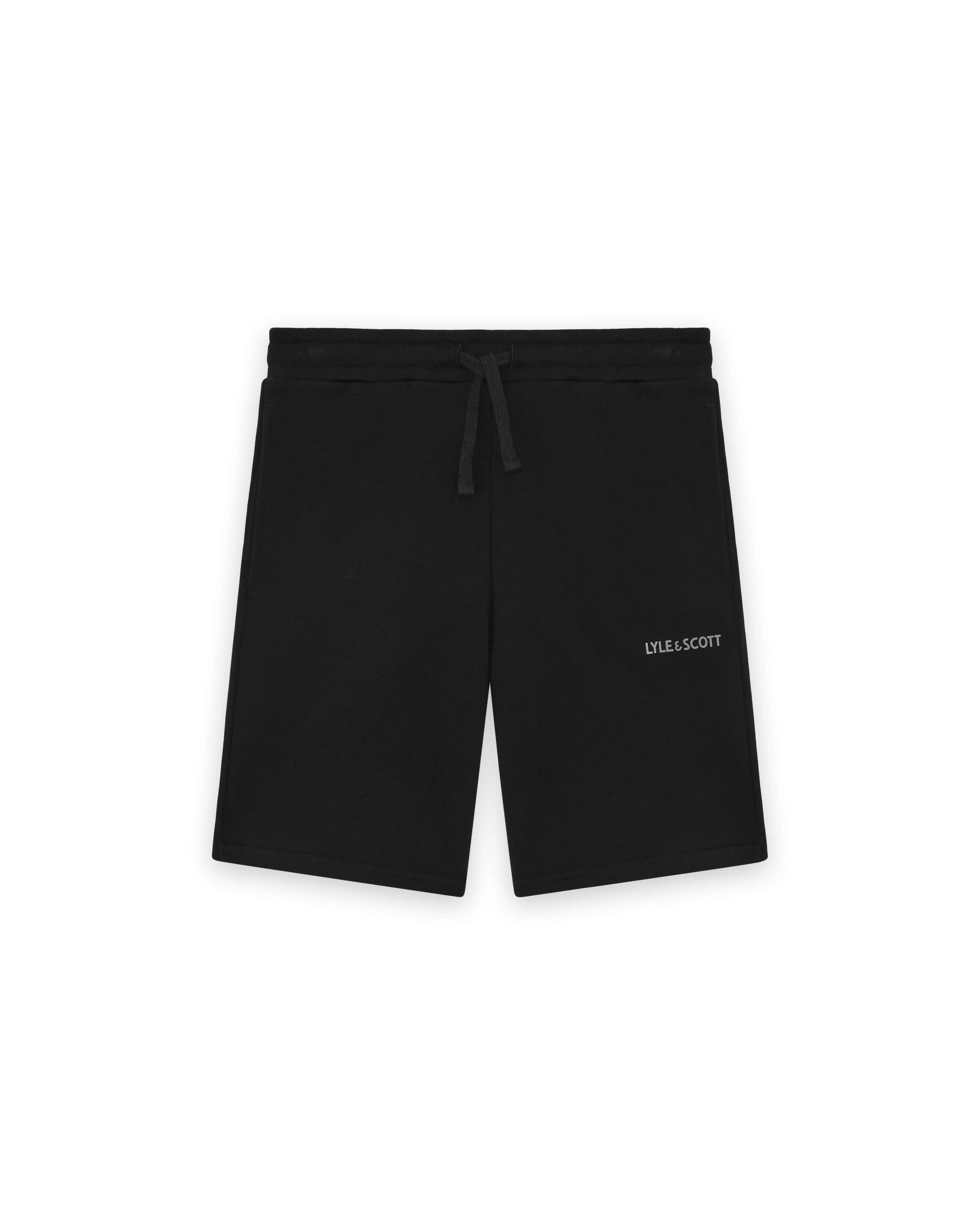 Lyle & Scott print short jet black