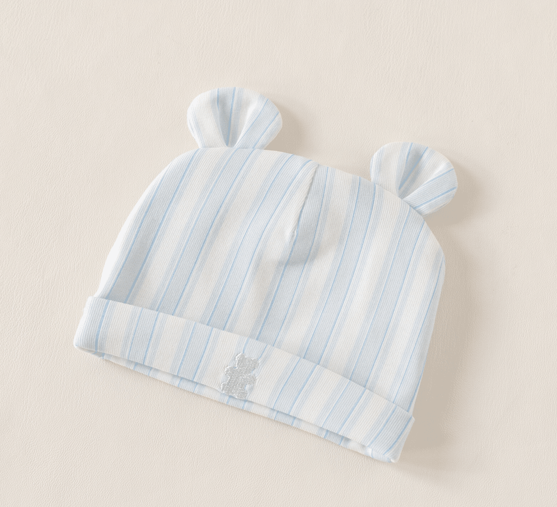 House of bears zomer muts met oren streep blauw