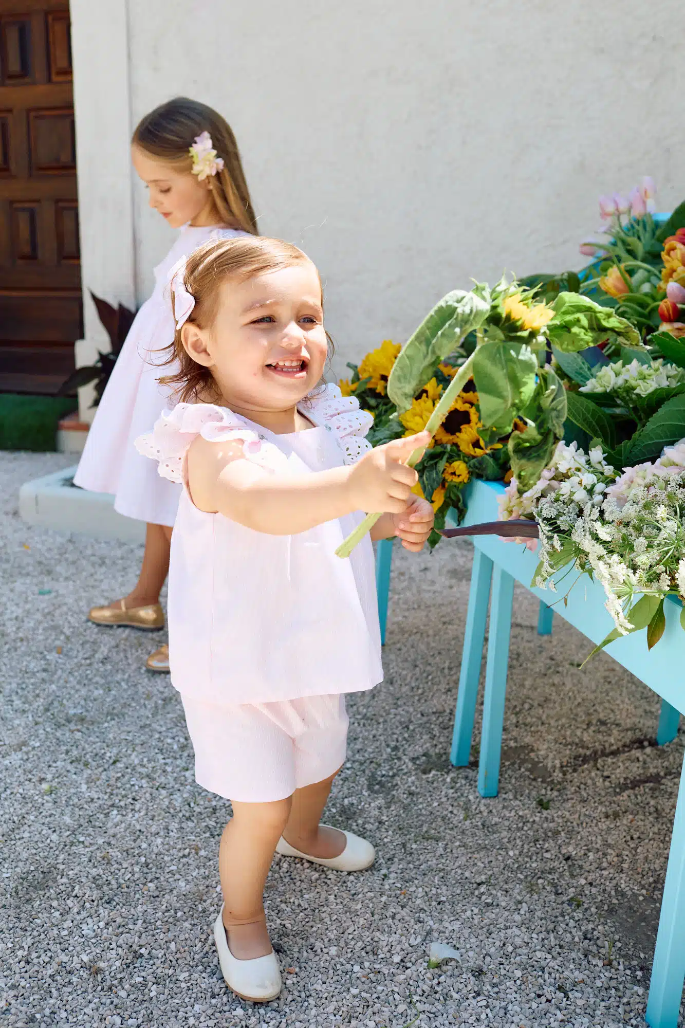 Patachou girls set 3246 stripes pink - Afbeelding 4